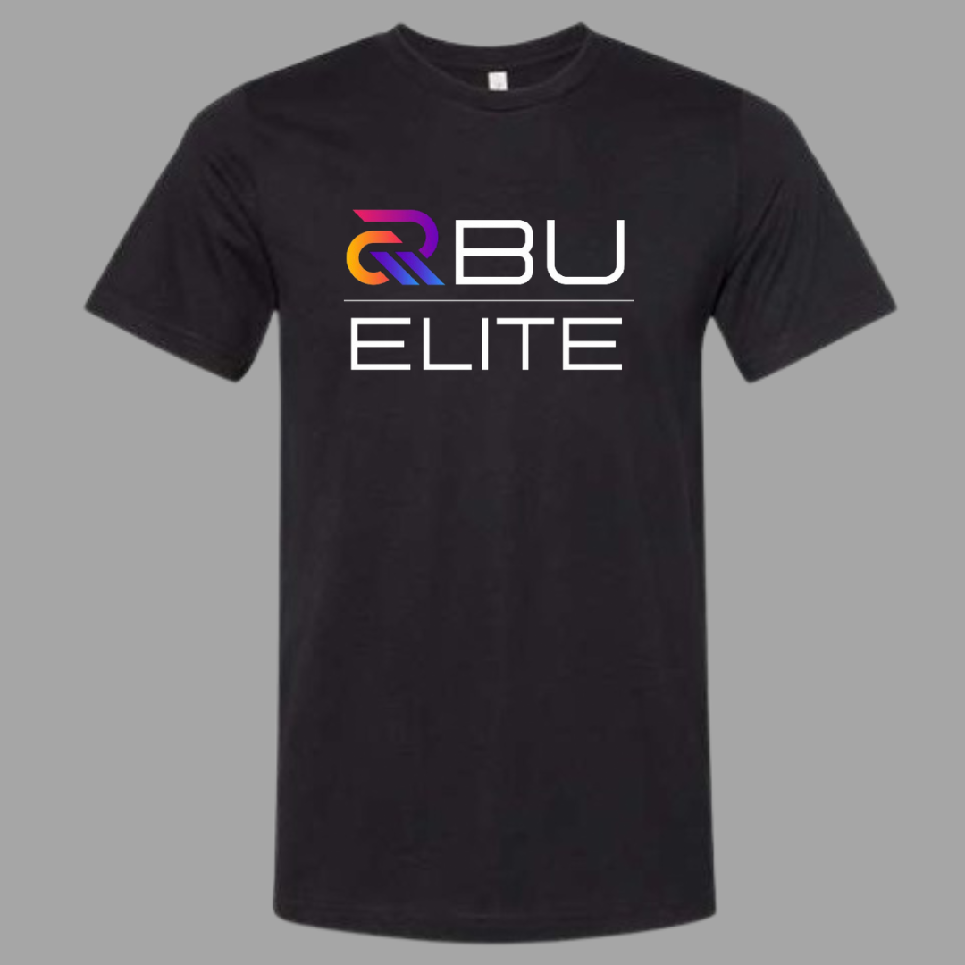 RBUElite™ Black t-shirt